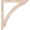 Ekena Millwork Thorton Slat Smooth Bracket, Douglas Fir, 3 1/2"W x 44"D x 48"H BKT04X44X48THR06SDF - alternate 4